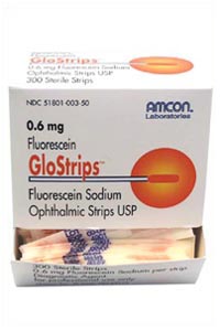 Amcon Fluorescein Glostrips™ 0.6mg